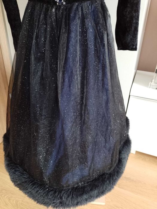 NOWY strój karnawałowy DAMA DWORU DWORKA wróżka celtycka 110/116 19