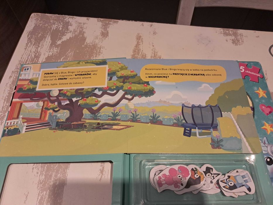 Książki, puzzle zestaw Kraina lodu, Blue