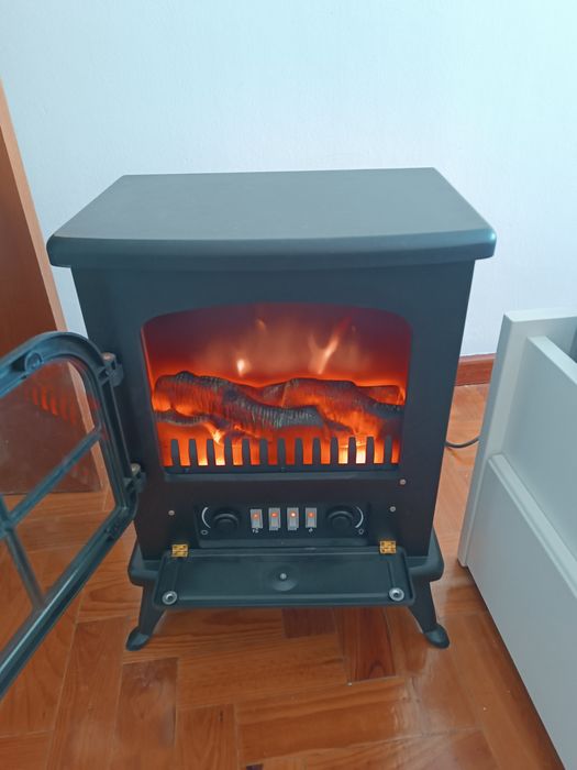 Aquecedor/ Lareira Elétrica Klarstein estilo Salamandra 1800W