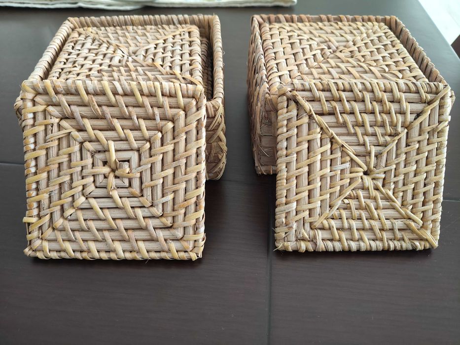 14 bases de copos com caixas