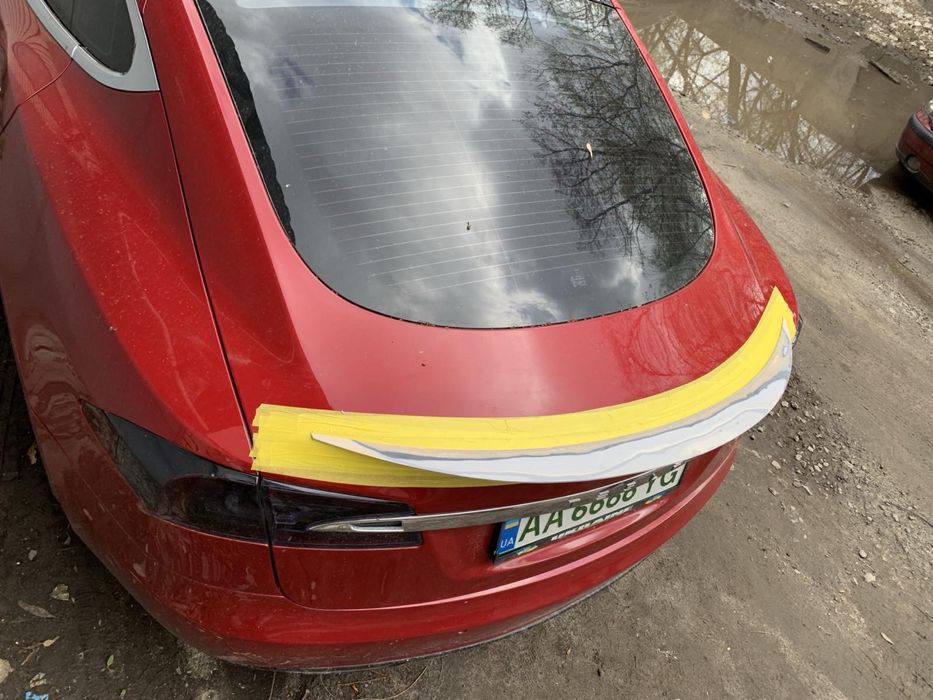 Tesla s псевдо псевдорест бампер рестайл