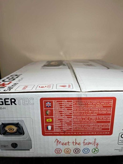 Fogão a gás em Inox