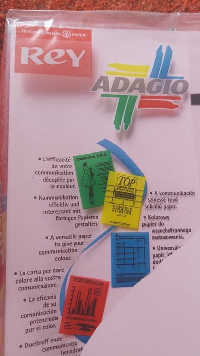 800 Folhas A4, Amarelo e Rosa, Adagio