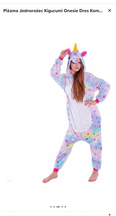 Piezama przebranie jednorozec kigurumi 105