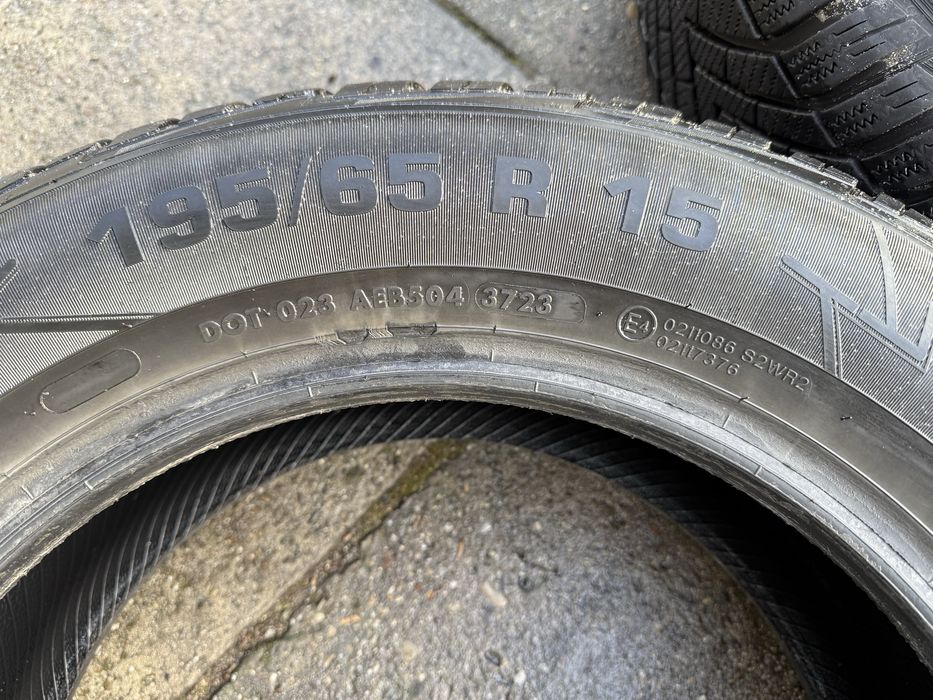 4 Opony Klasy Premium VREDESTEIN Zima M+S 195/65/15 Młode rocznikowo
