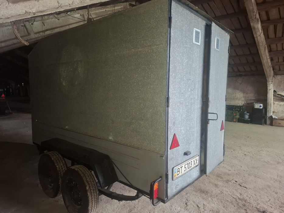 Прицеп двухосний.