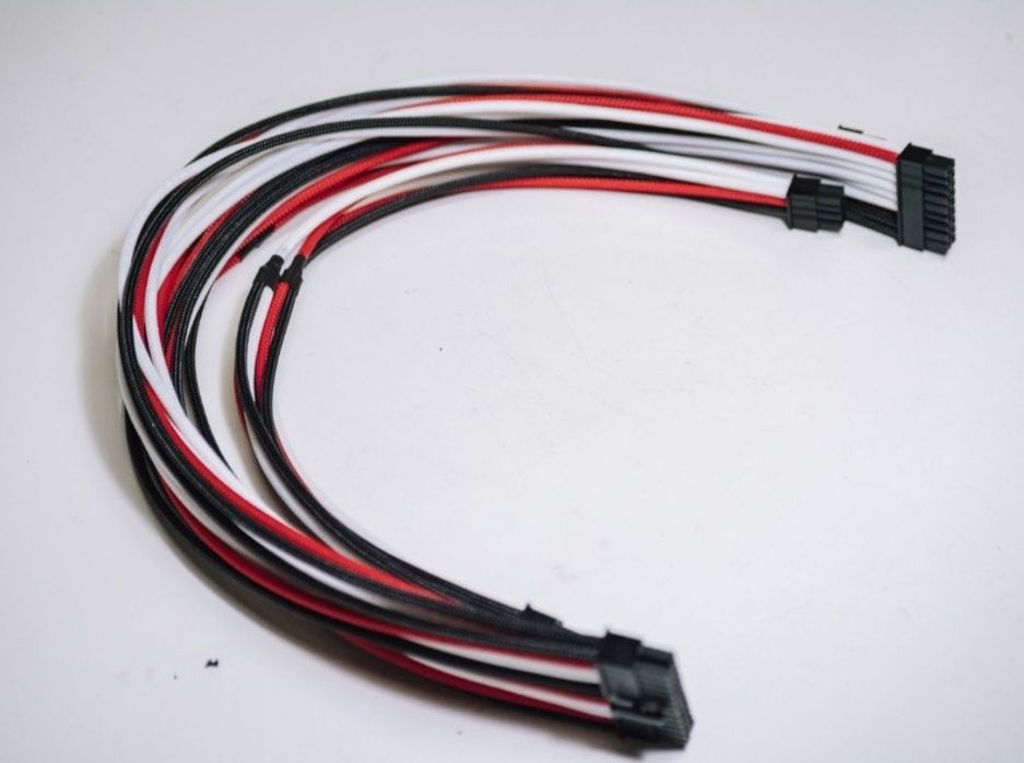 Premium Sleeved Cables for ATX Power Supply **Custom-Made** (Read Description)64585682605057121
