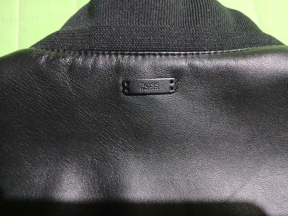 Blusão pele Hugo Boss