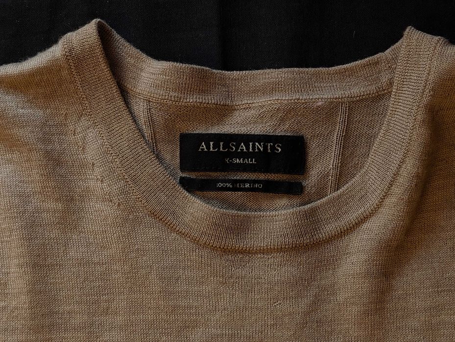 Sweter męski wełna merino ALL SAINTS