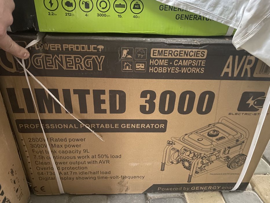 Генератор Genergy limited 3000