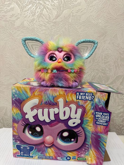 Furby Tie Dye Ферби Тай-Дай Радужный Интерактивная Игрушка Interactive Plush Toys F8900 Hasbro Оригинал