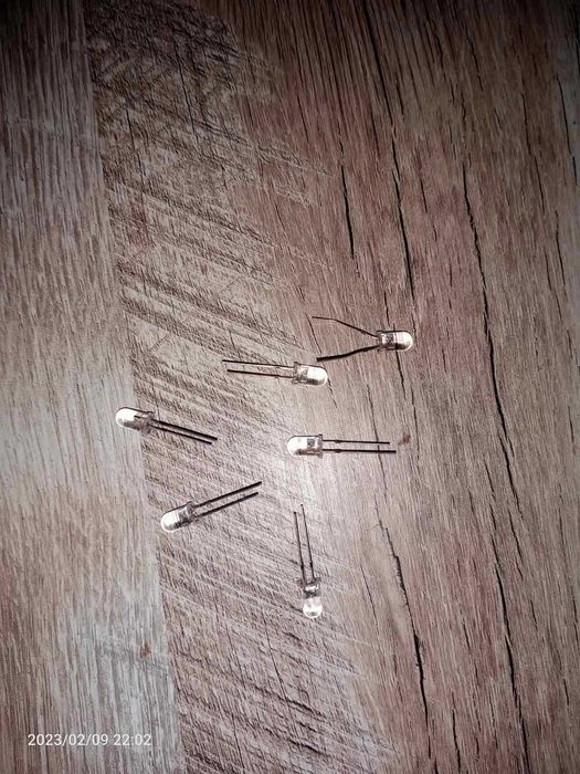 Светодиод белый (холодный) 3 v