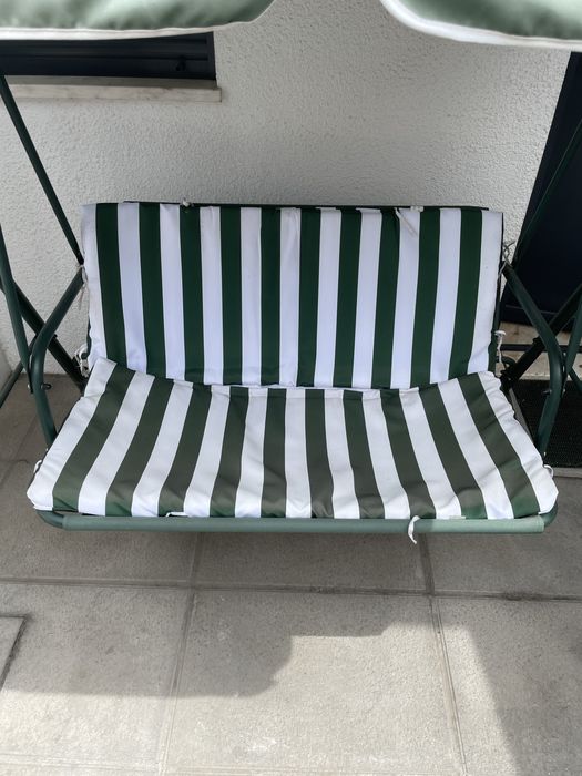 Baloico de jardim com 2 lugares verde