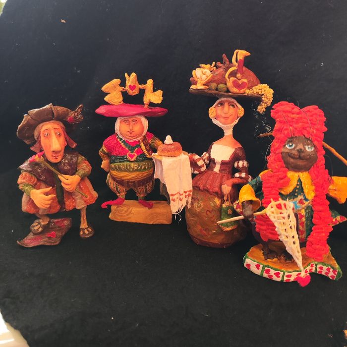 Іграшки інтерьєрні пап'є маше