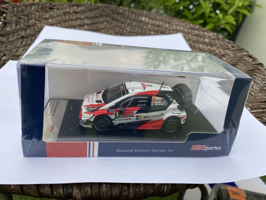 Miniatura Toyota Yaris WRC - Tanak - vencedor rali portugal 2019