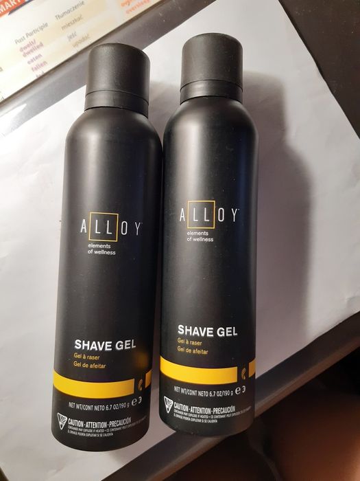 Pianka żel do golenia 2x dla mężczyzn Alloy