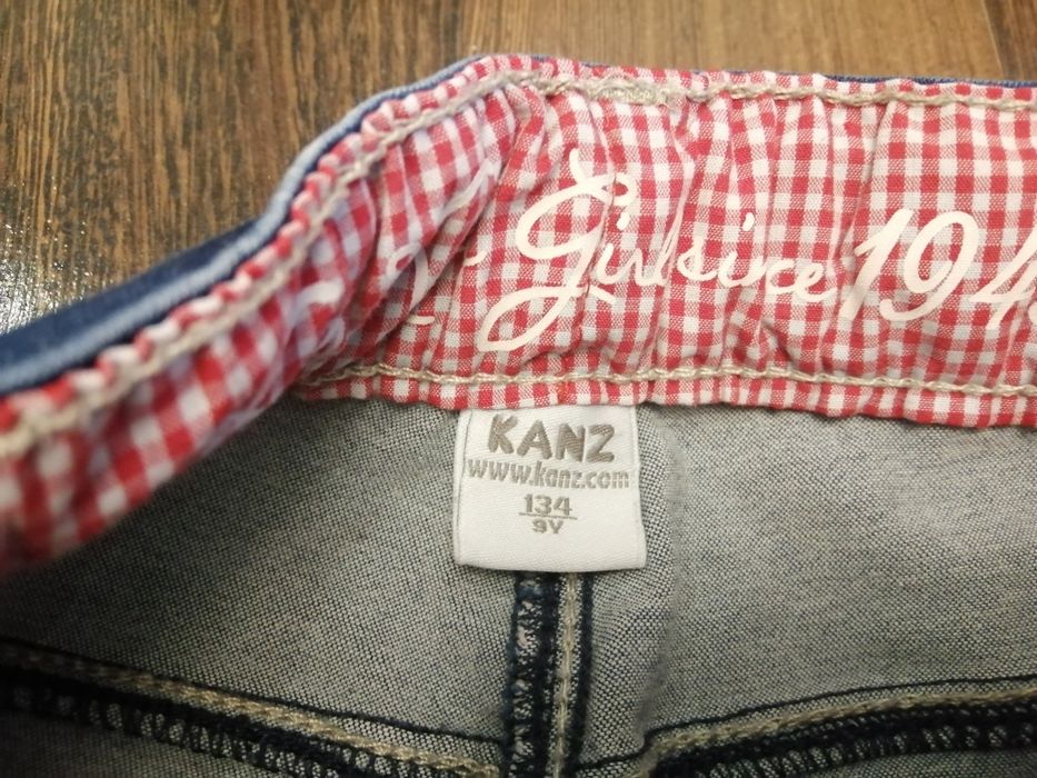 Spodnie Kanz 134 jeansy