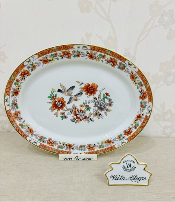 Travessa oval Media Magnolia Vista Alegre