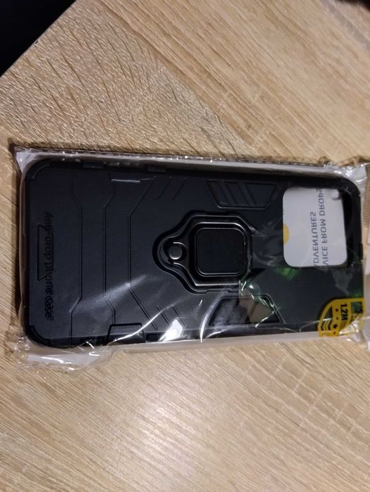 Realmi Narzo 50A  Чохол Броньований, з кліпсою чорний