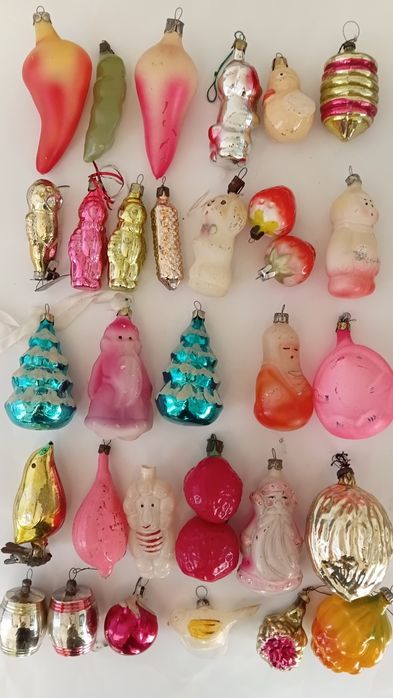 Елочние игрушки  ссср  малютка набор