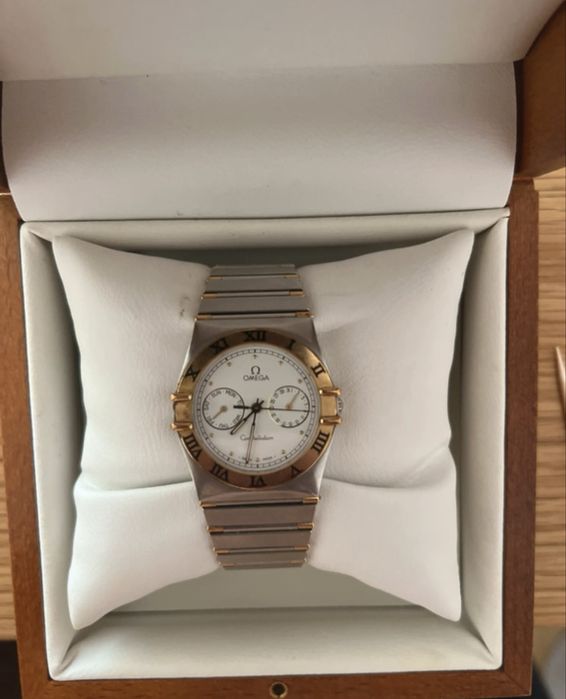 Omega Constellation steel / gold quartz