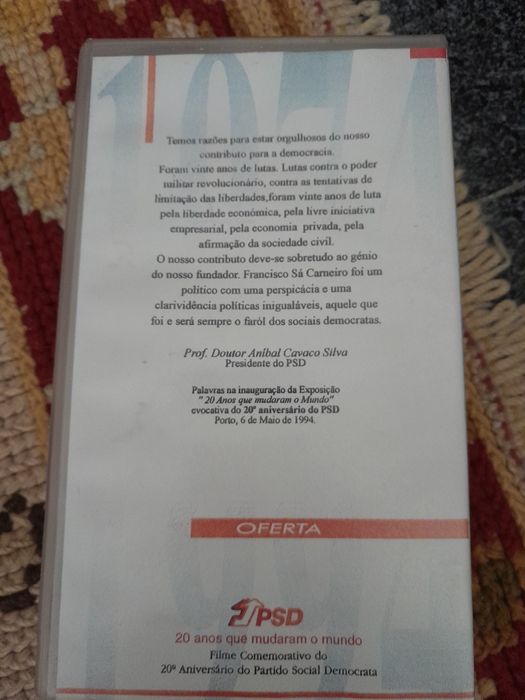 OFERTA 20 anos que mudaram o mundo VHS PSD