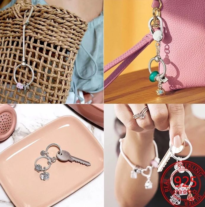 Pandora Pulseiras, Colares, porta-chaves, entre outros
