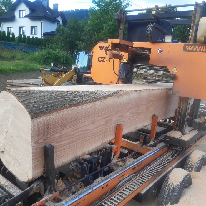 TARTAK/TRAK objazdowy, przewoźny, przejezdny, mobilny,usługi tartaczne