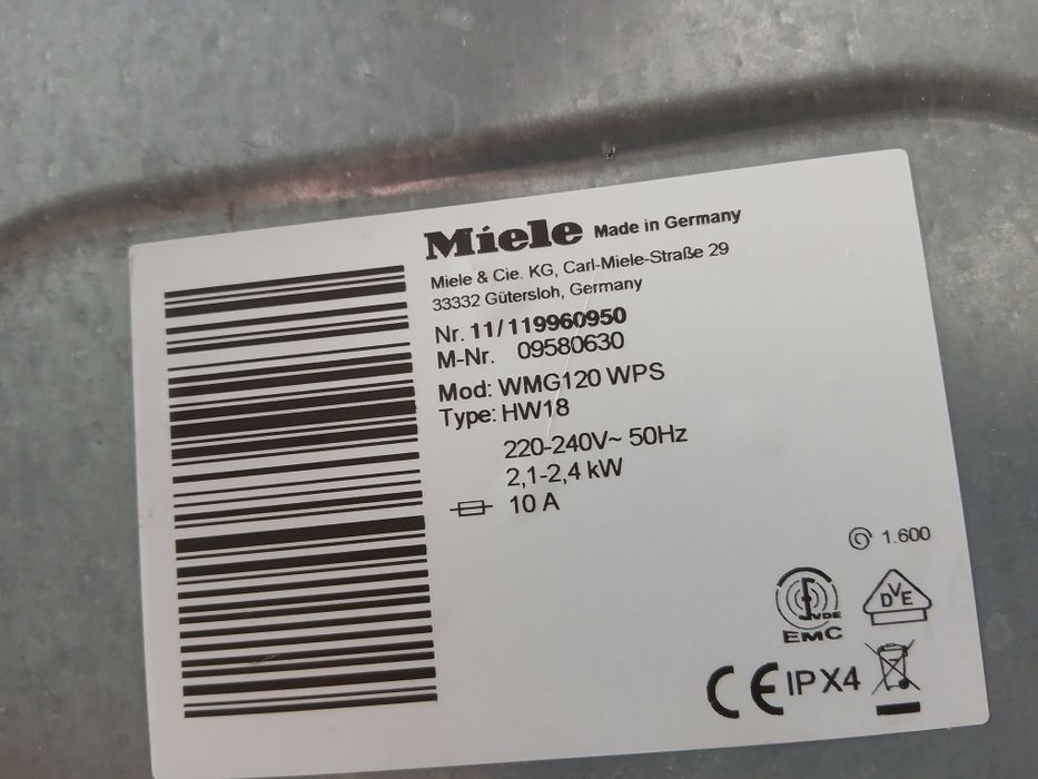 Пральна машина Miele TwinDos 9кг