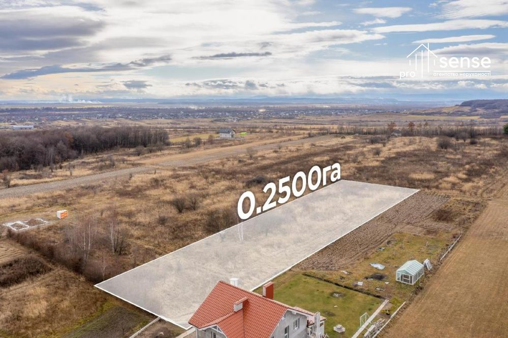 Ділянка 25сот. під будівництво с. Посіч