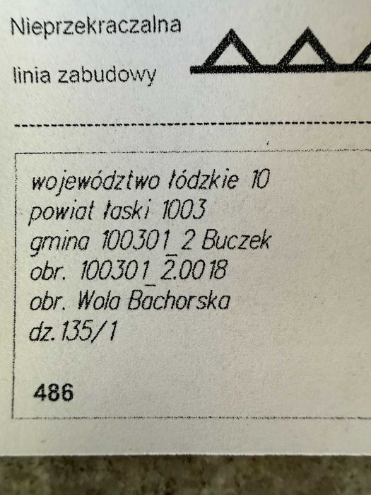 Sprzedam działkę budwlaną