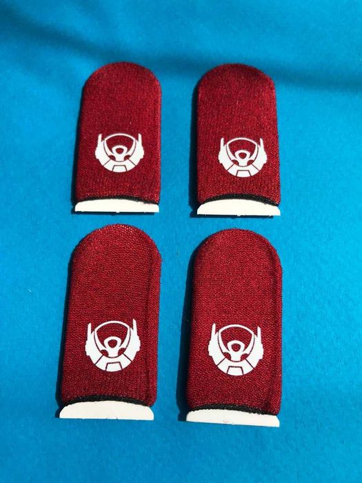 Курки для телефону та ігрові напальчники для телефону червоні 4 шт.