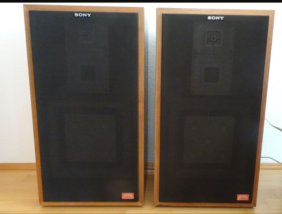 Głośniki retro vintage 1981 Sony APM-77