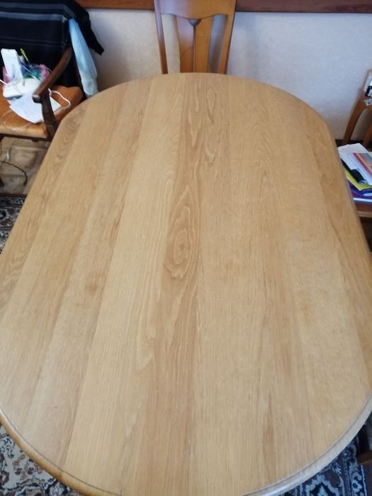Дубовый стол, овал 160*100, выс. 77 см