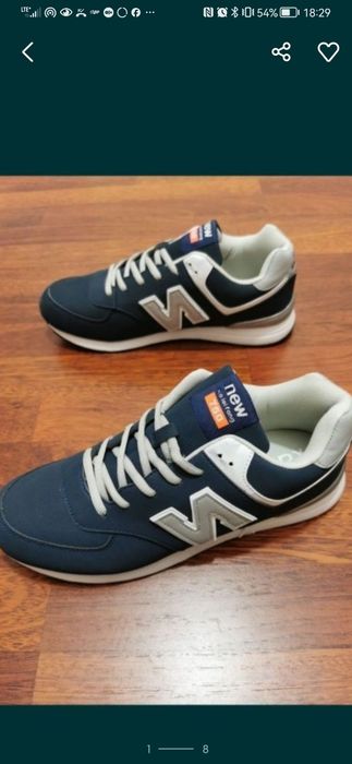 Sportowe Adidasy Męskie Lekkie Wygodne Niebieskie