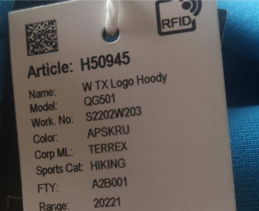 Nowa bluza Adidas terrex s m niebieska męska damska