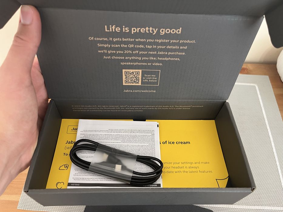 Jabra Evolve2 65 Flex ANC | Stan idealny | Pudełko