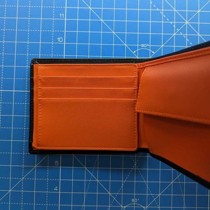 Carteira Teehon com 10 ranhuras, RFID, bolsos para notas e moedas