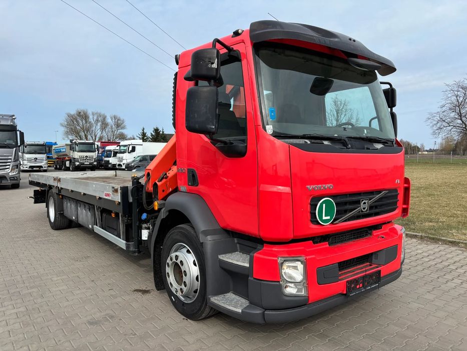 Volvo FL 290 4x2  18000 kg DMC , HDS Palfinger , skrzynia ładunkowa, platforma ,laweta , transport maszyn, transport materiałów budowlanych , autoholowanie, holowanie, pomoc drogowa , do zabudowy, do drewna , do stali  VOLVO FL z HDS (nie Atego, TGM, TGL,