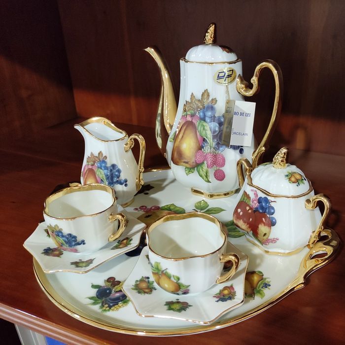 Serviço de café loiça decorativo