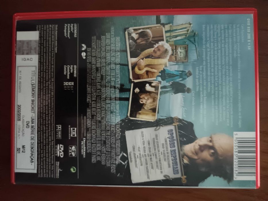 filme dvd original - uma serie de desgracas