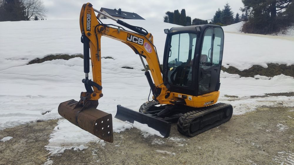 Minikoparka JCB 8025 Brutto 3 łyżki mini koparka