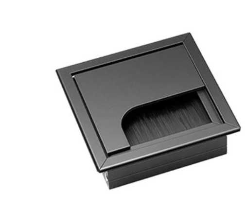 Przepust kablowy przelotka na biurko 80x80mm 2 SZT