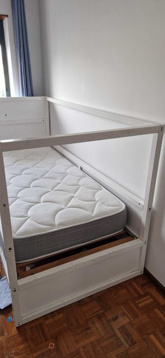 Cama de criança(+colchão) reversível Montessori