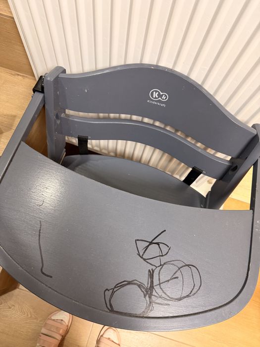 Krzeselko Kinderkraft Enock szary