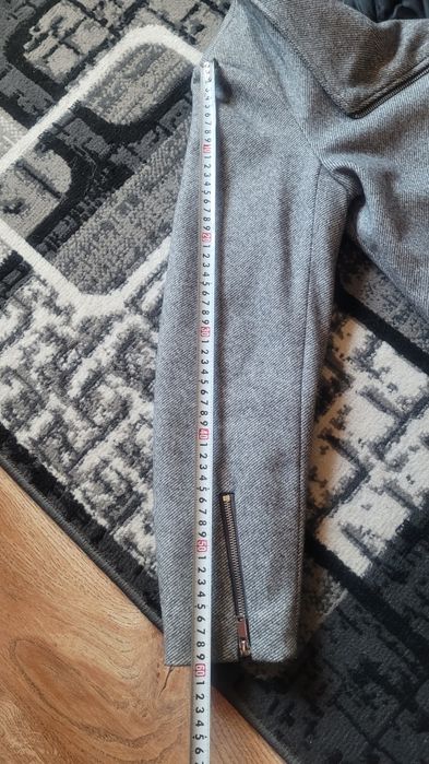 Płaszcz płaszczyk damski szary house zamki