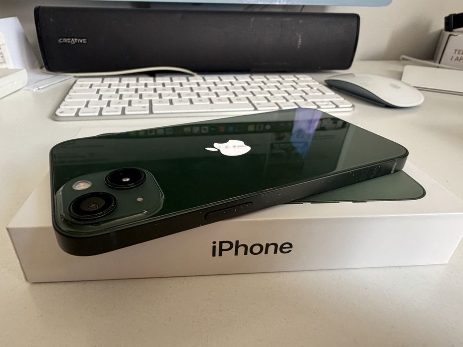 Bateria 100% iPhone 13 256gb Green