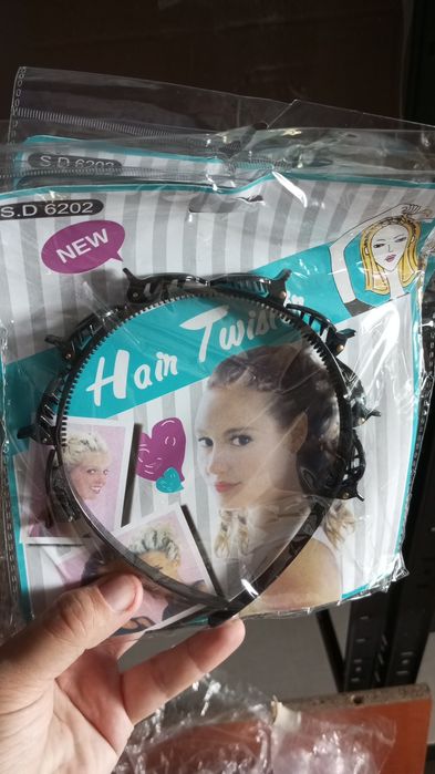 Обручі з зажимами для зачіски