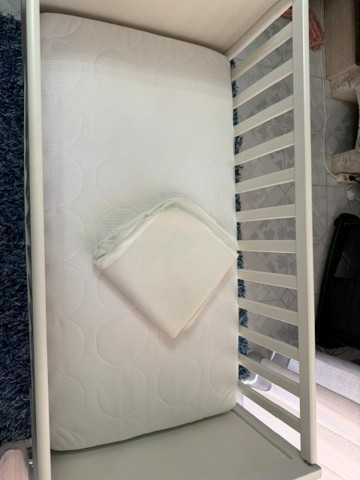 Сama de bebé Branca IKEA + Colchão + OFERTA Extras