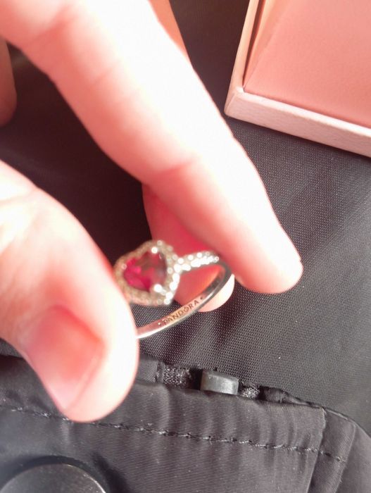 Каблука " Червоне серце" Pandora